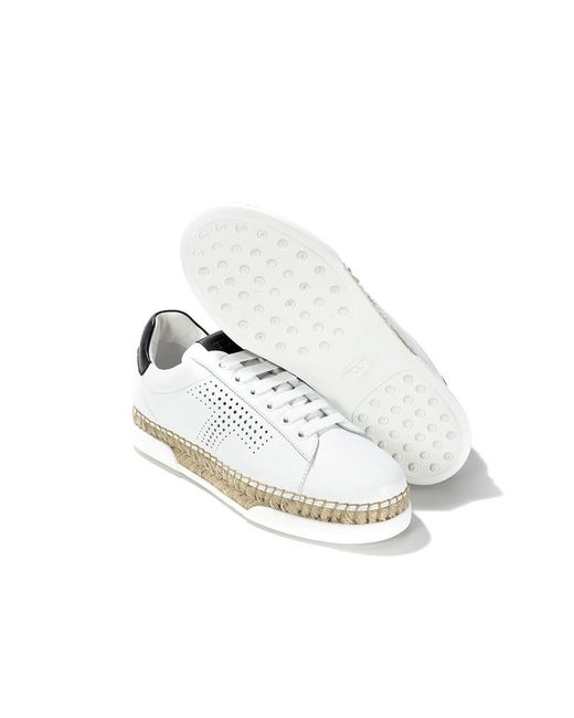 Tod's White Logo Details Casual Sneakers