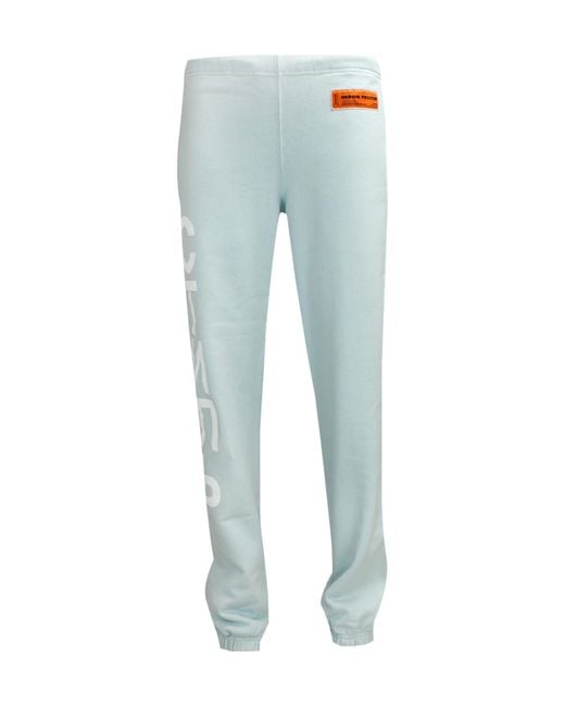 Heron Preston Blue Стиль-Logo Track Pants