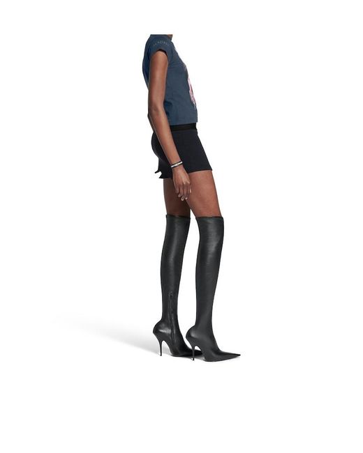 Balenciaga Black Cut-Off Brief Skirt