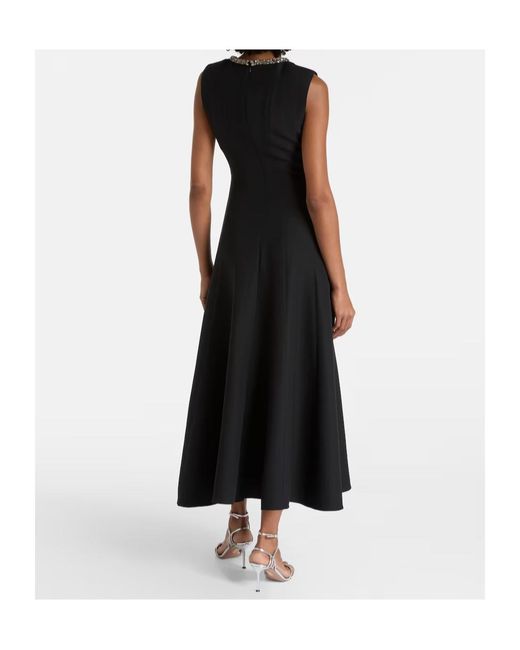 Roland Mouret Black Embellished Dress