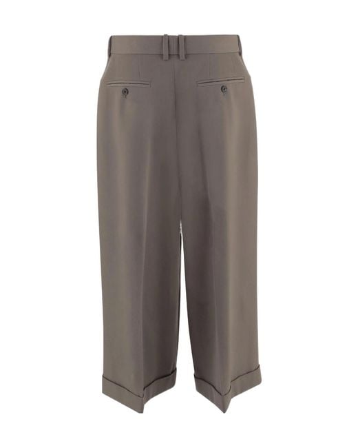 The Row Gray Lior Pleated Trousers