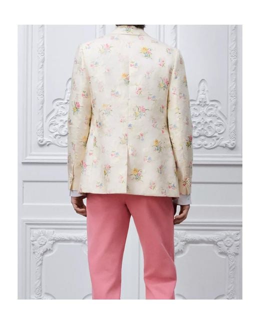 Dior White Single-Breasted Jacket for men