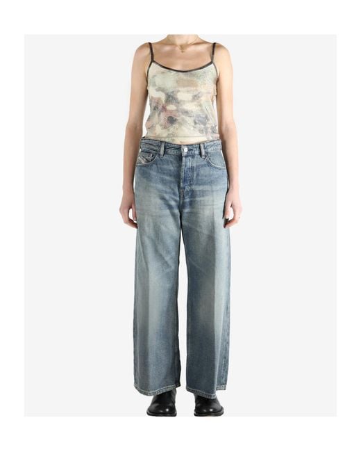 DIESEL Gray Sleeveless Tops
