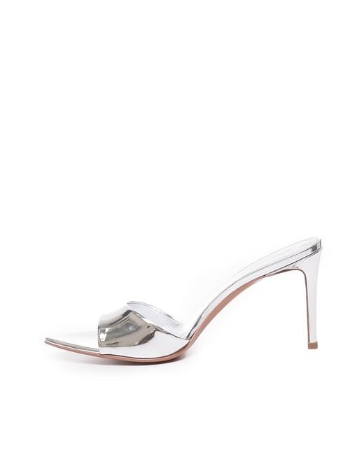 Giuliano Galiano White Alixia 80Mm Mules