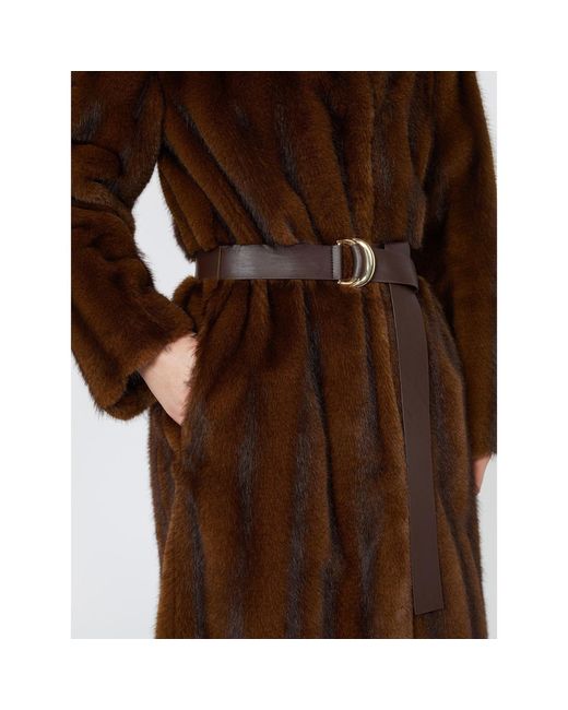Max Mara Brown Long-Sleeved Coat