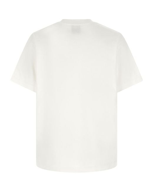Casablanca White 'Tennis Club' Front Print T-Shirt for men