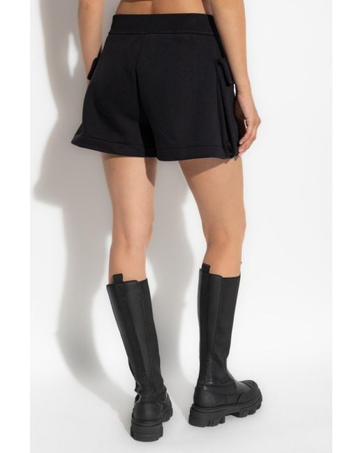 DSquared² Black Icon Logo Cargo Shorts