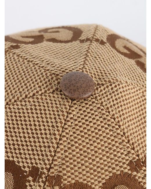 Gucci Natural Jumbo Gg Baseball Cap