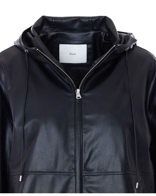 DUNST Blue Zip-Up Hooded Jacket for men