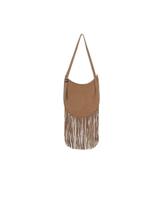 Coperni White Fringed Shoulder Bag