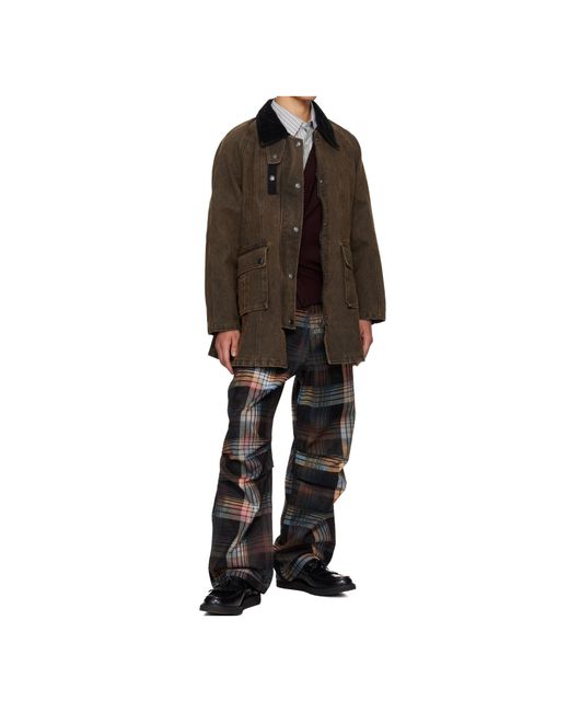ANDERSSON BELL Brown Kerri Trapez Work Jacket for men
