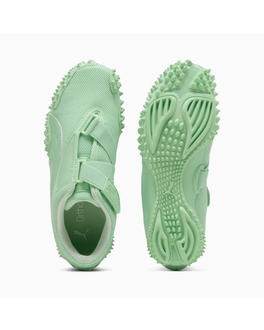PUMA Green Mostro Ectasy Spiked-Sole Running Sneakers for men