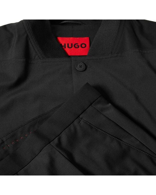 Boss Black Solid Color Suit Set for men