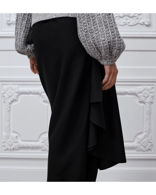 Dior Black Draped Pants