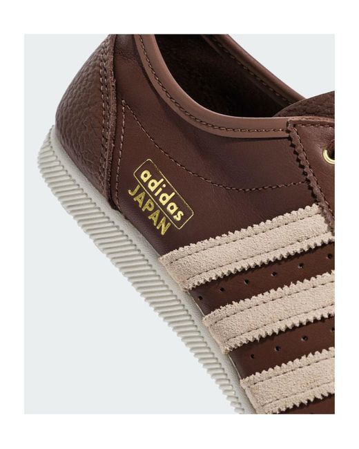 Adidas Originals Brown Lace-Up Sneakers