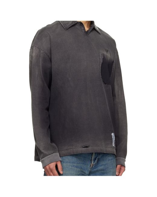 Maison Mihara Yasuhiro Gray Sun Faded Like Top for men