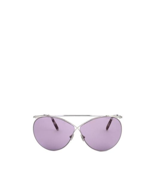 Tom Ford Purple Full Frame Sunglasses