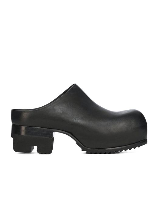 Rick Owens Black Ballast Mule