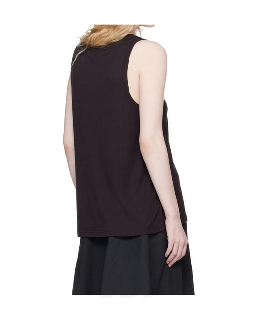 Studio Nicholson Black Crew Neck Vest