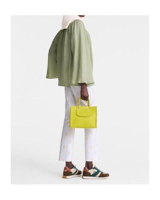 Longchamp Yellow Cabas S Handbag