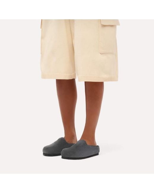 Birkenstock Brown Amsterdam Suede Slides