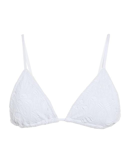 Farm Rio White Solid Colour Bikinis