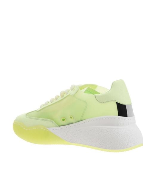 Stella McCartney Yellow Low-Top Sports Shoes