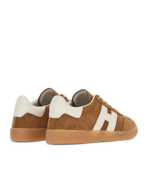 Hogan Brown Cool Sneakers