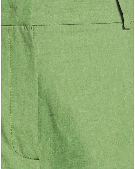 Weekend by Maxmara Green Solid Color Shorts