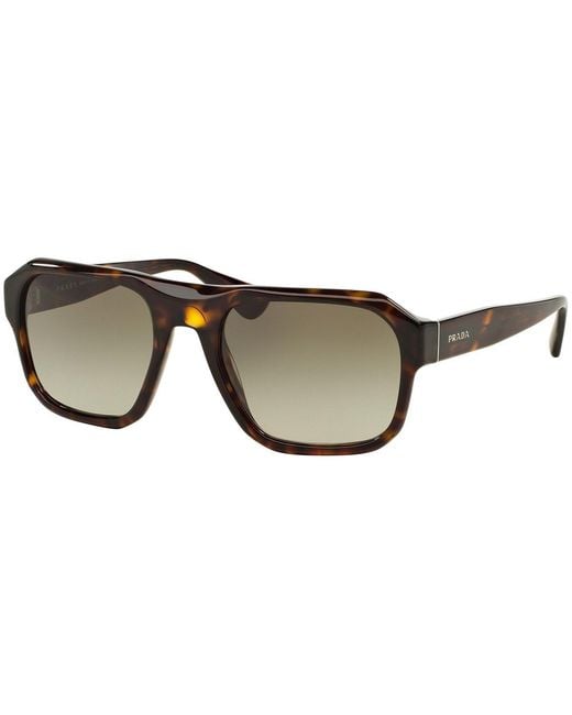 Prada Metallic Logo Sunglasses for men
