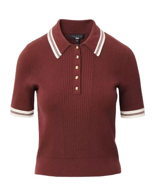 Rag & Bone Collared Polo Shirt