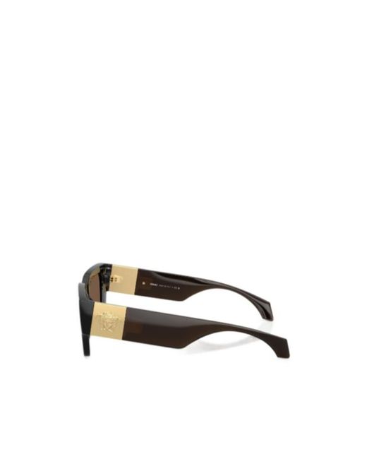 Versace Multicolor Eyewear Rectangle-Frame Sunglasses