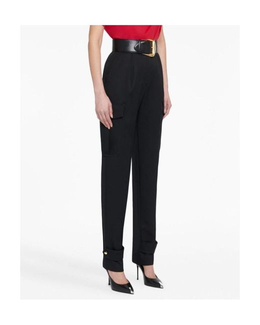 McQueen Black Cargo Pants