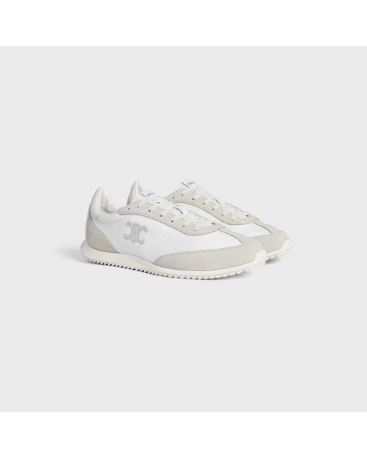 Céline White Racer Sneaker for men
