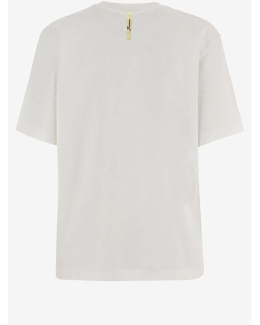 Jacquemus White Logo Crew-Neck T-Shirt for men