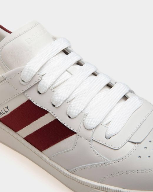 Bally Pink Tie Low Upper Board Shoes for men