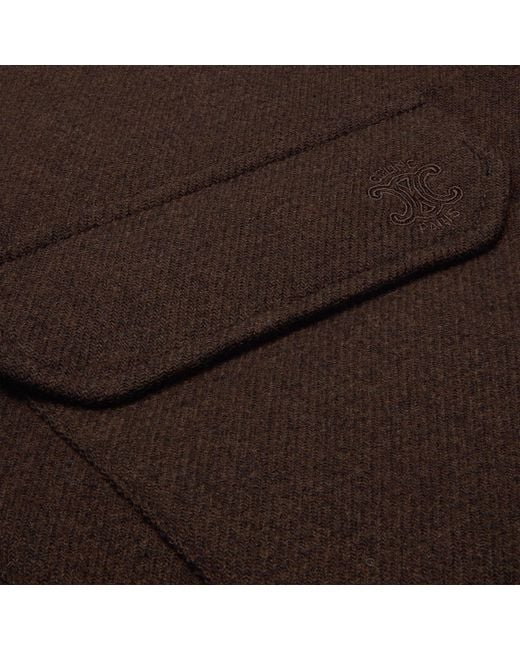 Céline Brown Overshirt for men