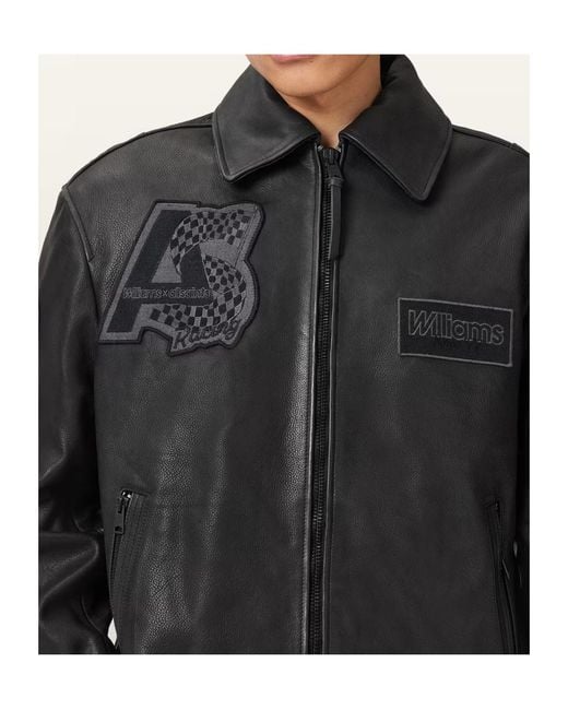 AllSaints Black Long-Sleeved Jacket for men