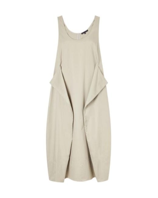 Tibi Natural Cotton Tank Dress
