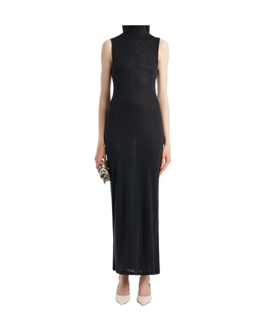 Khaite Black Demi Dress