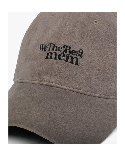 MCM Brown Ultrasuede Cap
