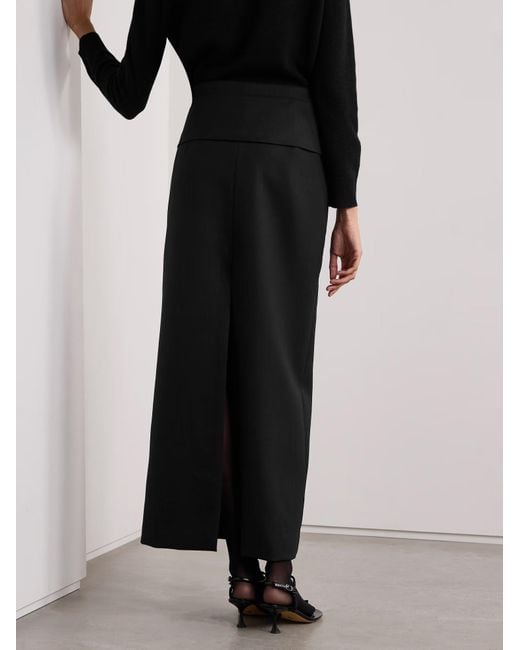 Proenza Schouler Black Adriana Leather Maxi Skirt