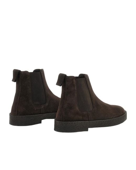 Common Projects Black Round-Toe Boots for men
