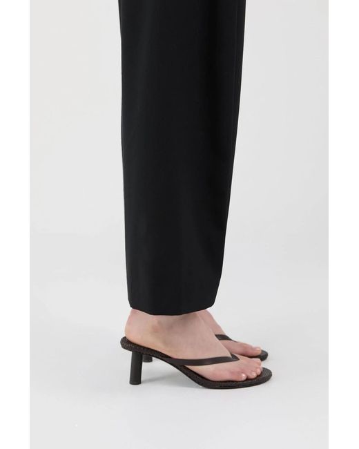 St. Agni Brown Open-Toe High-Heeled Sandals