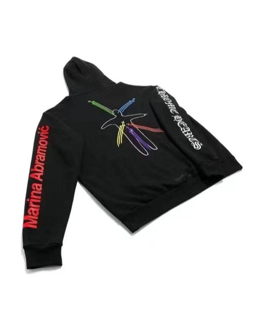 Chrome Hearts Black Pull Rope Hooded Sweater for men