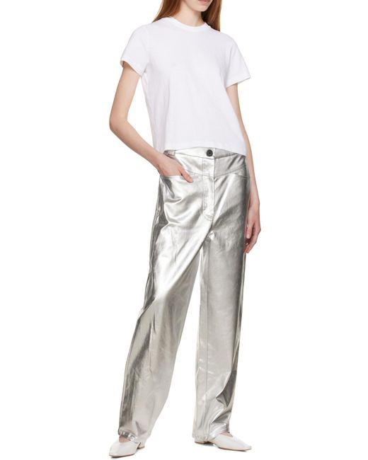 Khaite White The Emmylou Crewneck T-Shirt