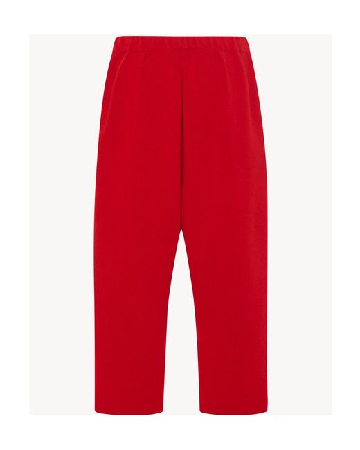 The Row Red Herea Cashmere Pants