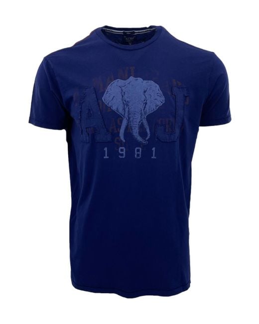 Armani Jeans Blue Item O-Neck Short-Sleeved T-Shirt for men