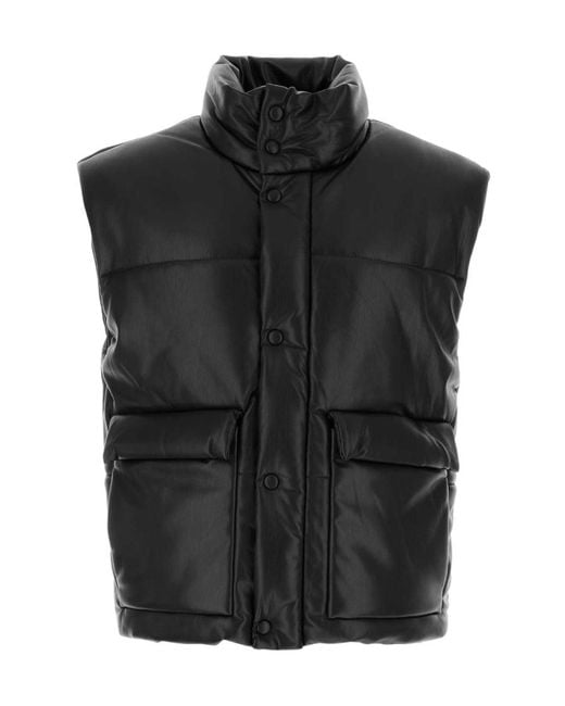 Nanushka Black Quilted Sleeveless Padded Jacket for men