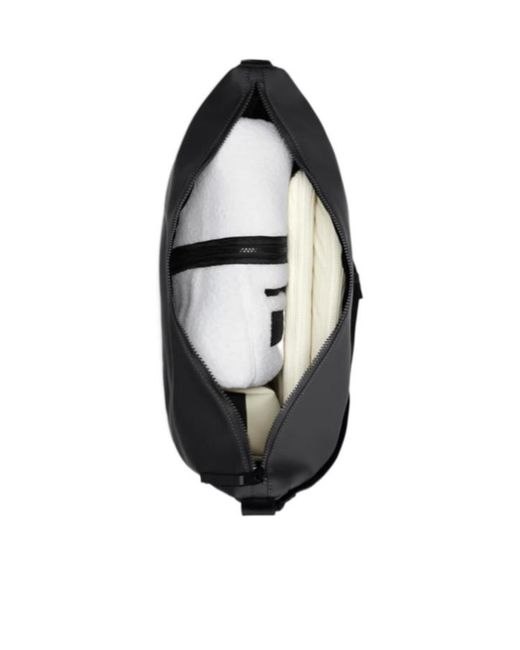 Rains Black Valera Shoulder Bag Large